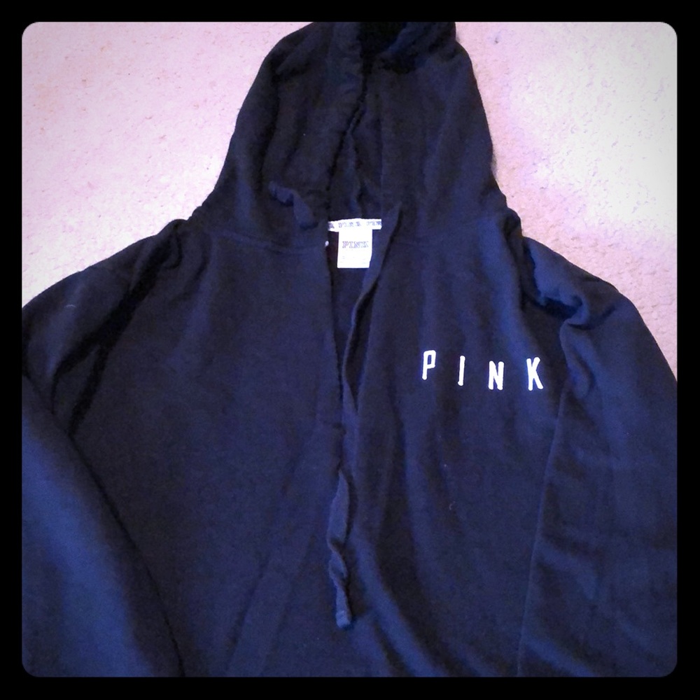 Longer (I wore as tunic) black hoodie
